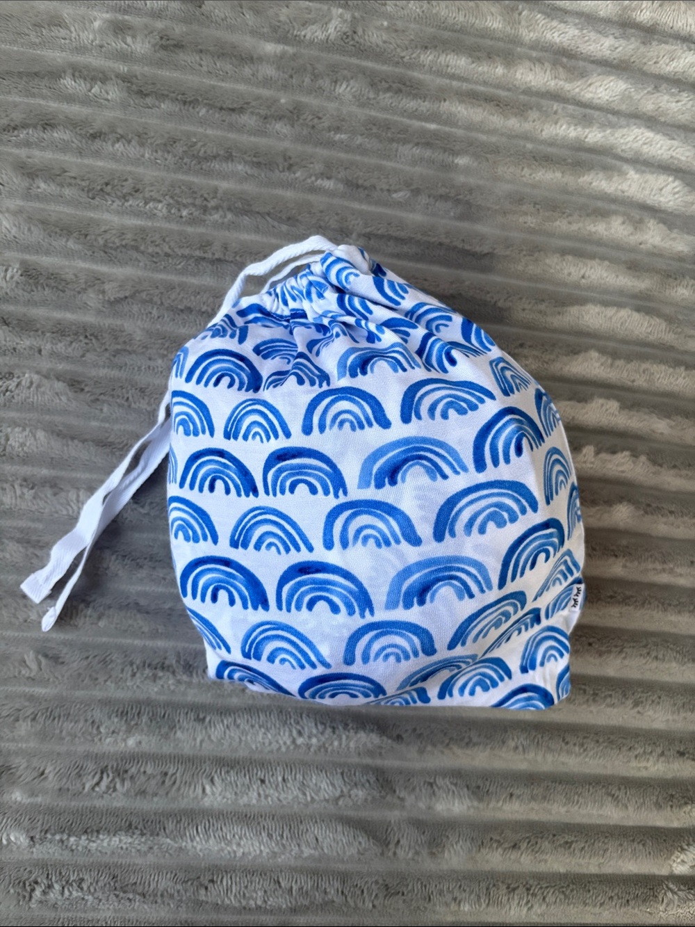 Little Sleepies Blue Rainbow Bedding